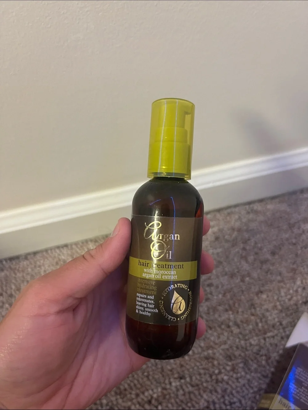 Argan Oil Hair Treatment with Moroccan Argan Oil Extract 3.38 oz / 100 mL – New